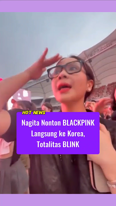 Nagita Slavina Flies to Korea to Watch BLACKPINK, a True BLINK #shorts #viral