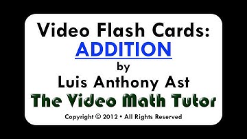 Video Flash Cards: Addition by 9