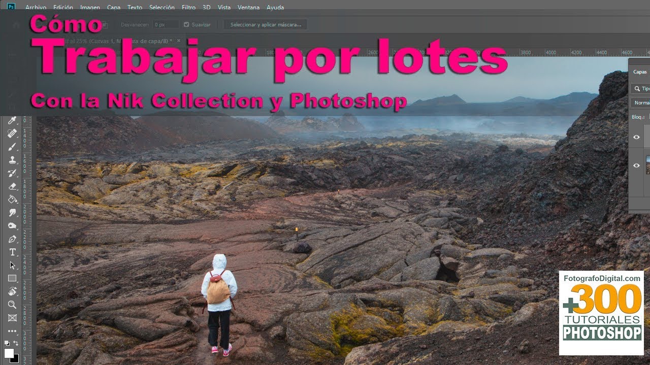 Trabajar por lotes con Nik Collection y Tutorial en español