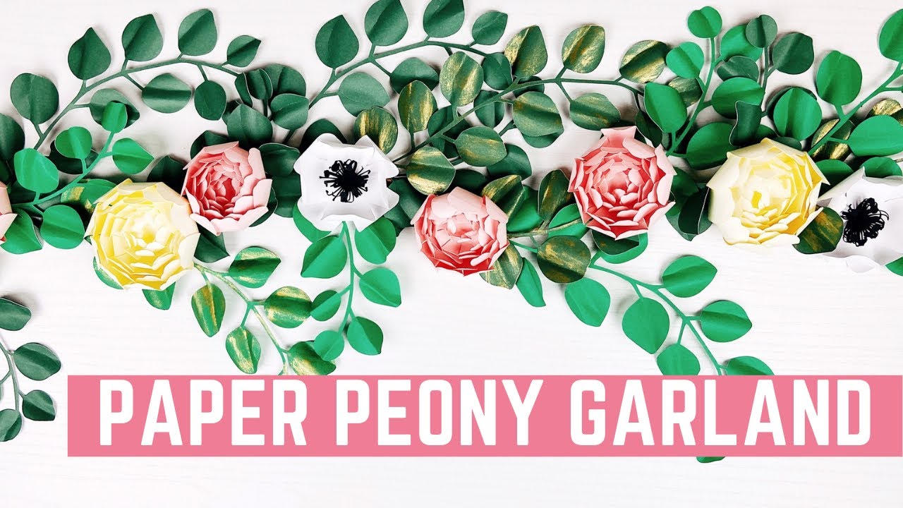 Springy Paper Garland DIY