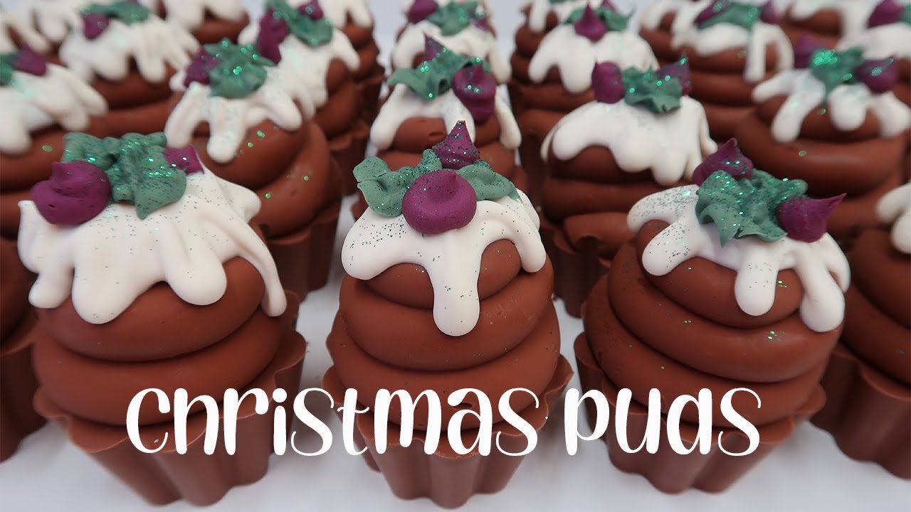 Christmas Pudding Cupcakes | A 2020 Christmas Holiday Soap