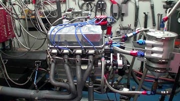 Engine Dyno 403 C.I. With XTC Canted Valve Heads