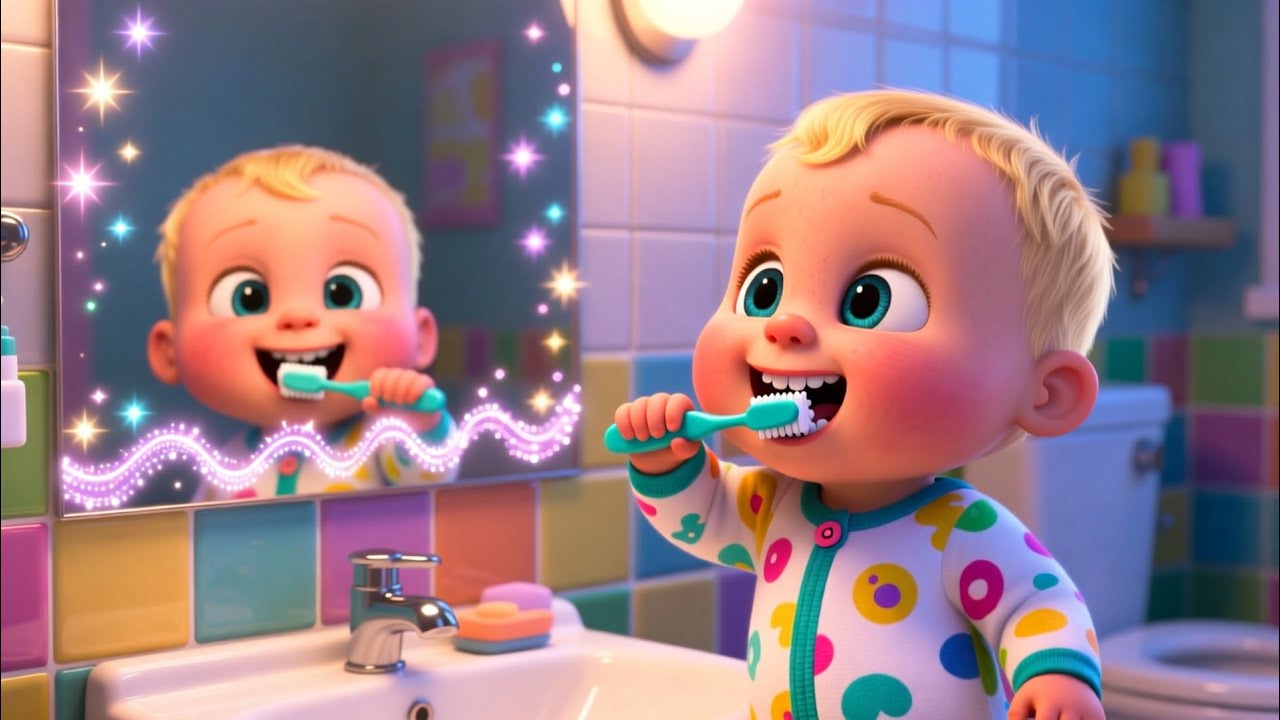 Brush Brush Sparkle Song | Tooth Brushing Song for Toddlers | Kids ...