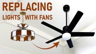 How to replace lights with SMART ceiling fans | Hunter