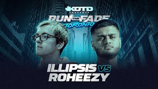 KOTD - ILLIPSIS vs ROHEEZY I #RapBattle (Full Battle)