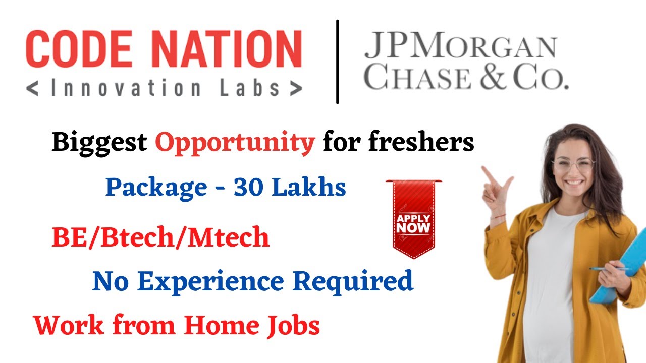 Freshers Jobs 2021 | CodeNation |JP Morgan| Latest Freshers Jobs|Freshers Hiring |Off Campus Jobs