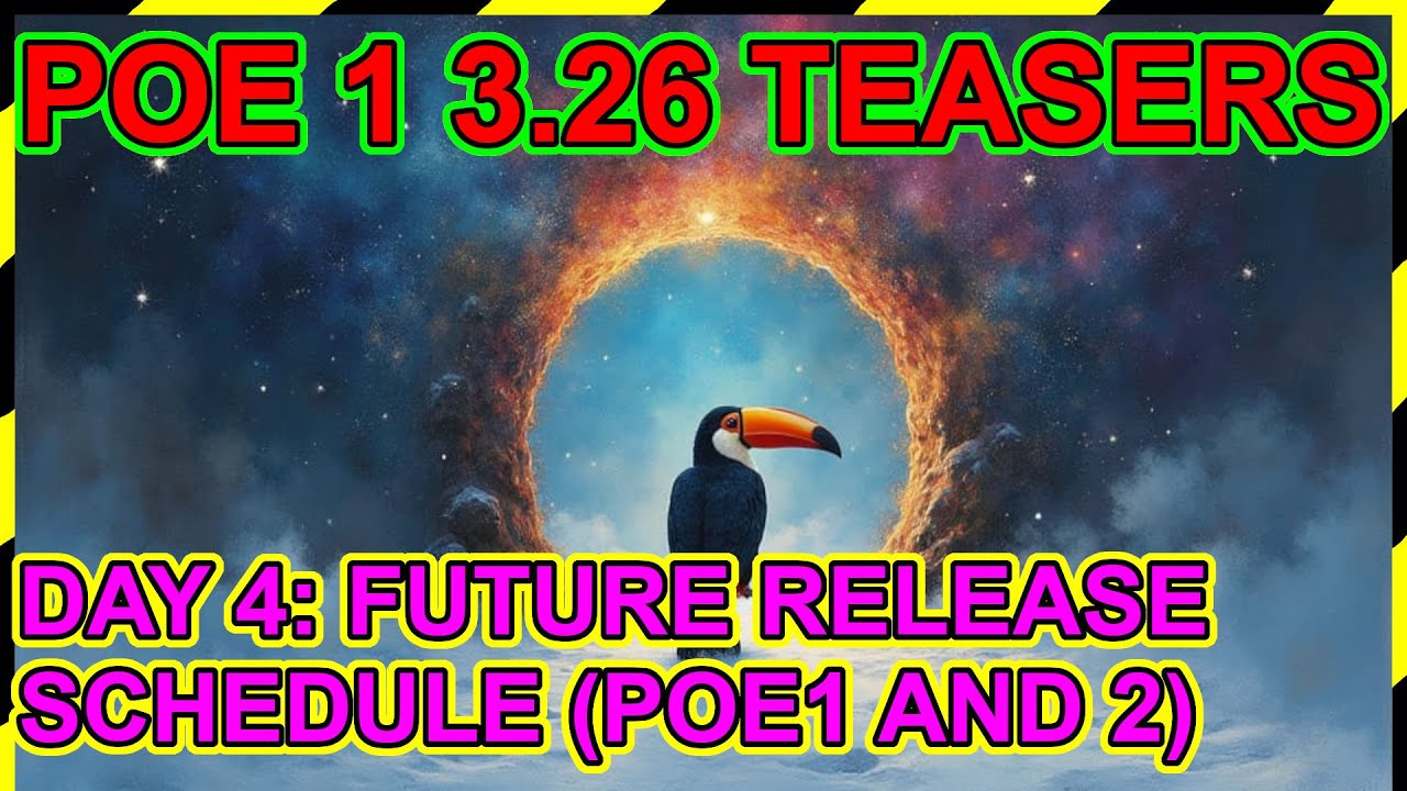 POE 1 3.26 Day 4 Teasers POE2 Interview With POE1 Info. Timelines