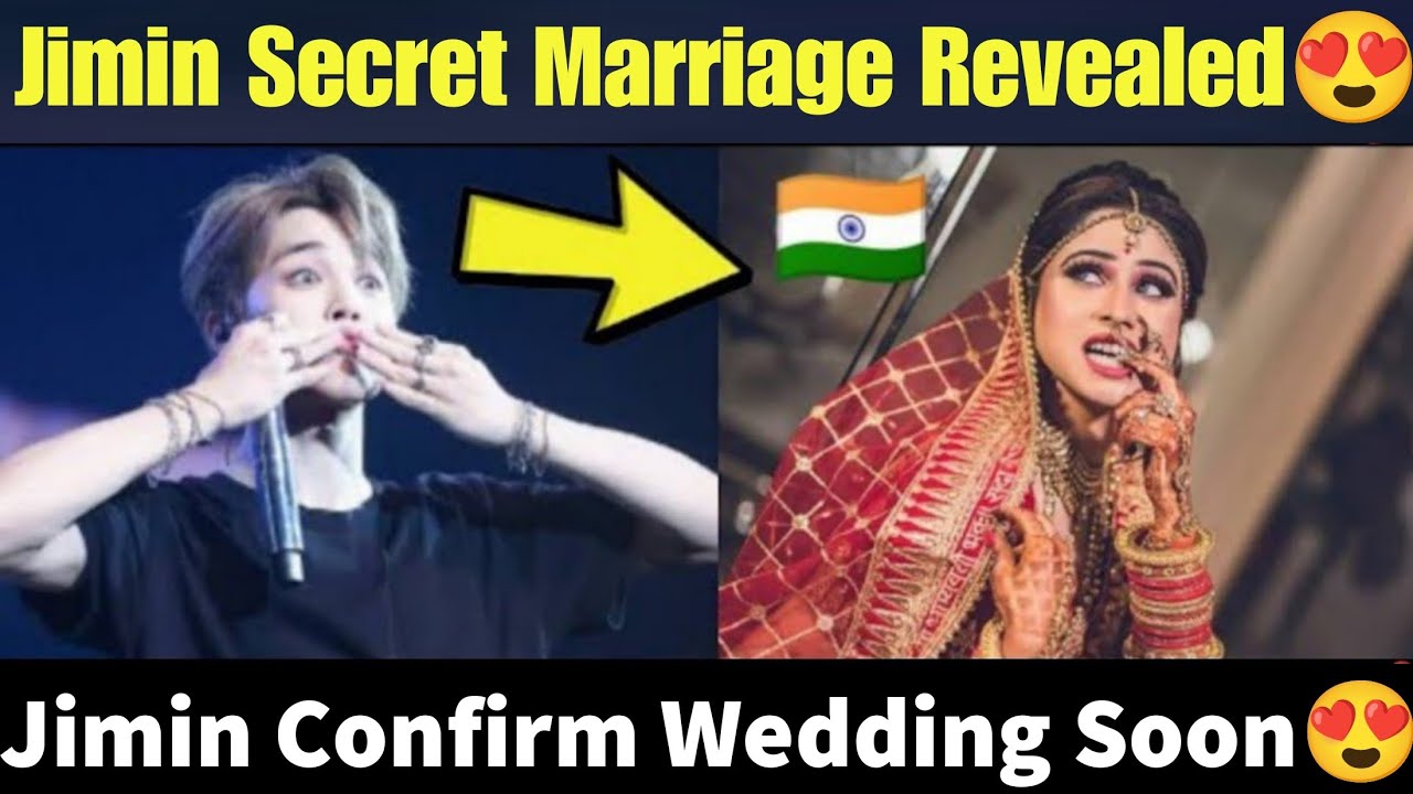 Jimin Secret Marriage Revealed 😍 BTS Jimin Already Married with BTS Army 💜 BTS Jimin Wedding Soon 