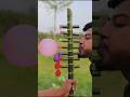 Making a Unique Bamboo Musical Instrument with 7 Colorful Balloons! 🎋#diy #funny #toys