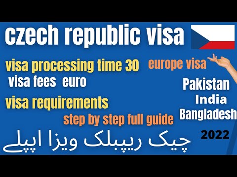 czech republic visit visa fee from pakistan