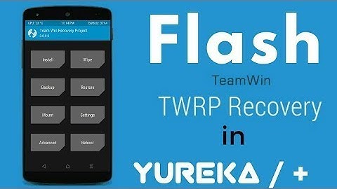 Yu yureka AO5510 install twrp