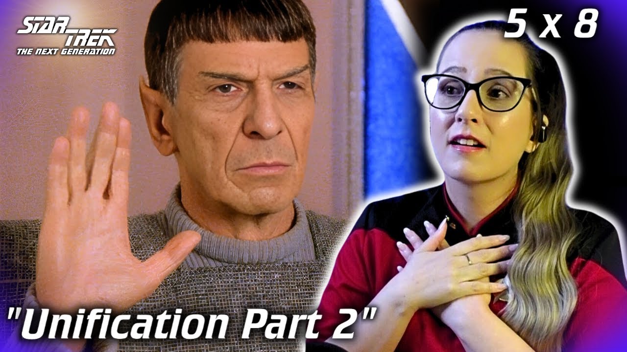 🖖Star Trek: The Next Generation 5x8 Unification Part 2 REACTION