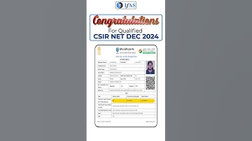 𝐇𝐮𝐠𝐞 𝐂𝐨𝐧𝐠𝐫𝐚𝐭𝐮𝐥𝐚𝐭𝐢𝐨𝐧𝐬 𝐅𝐨𝐫 𝐐𝐮𝐚𝐥𝐢𝐟𝐲𝐢𝐧𝐠 𝐂𝐒𝐈𝐑 𝐍𝐄𝐓 𝐃𝐞𝐜 𝟐𝟎𝟐𝟒 !!