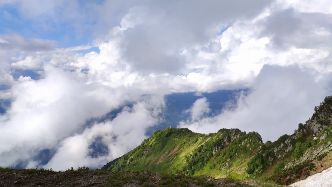 Как образуются облака? Timelapse в Горах ( Красная Поляна - Альпика ...