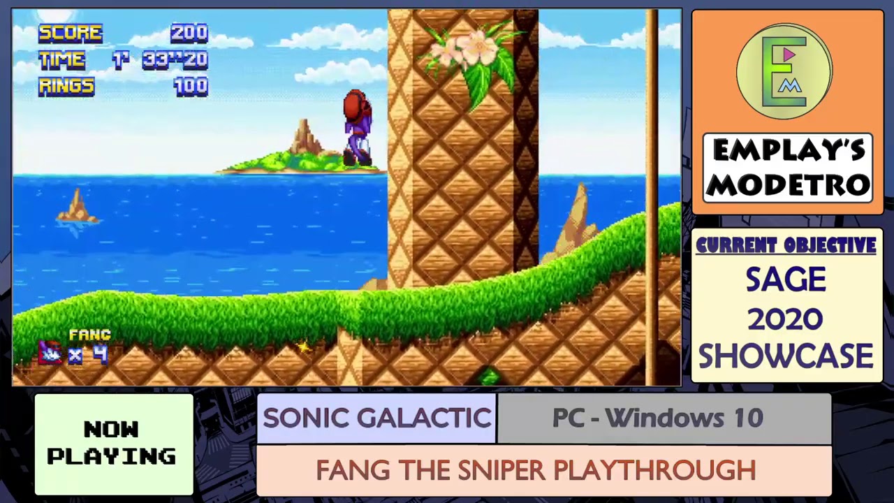 Sonic Galactic - SAGE 2020 Showcase Demo