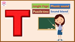 Phonic T| Phonics sounds | Letter T sound | How to read phonics | Words start with T
