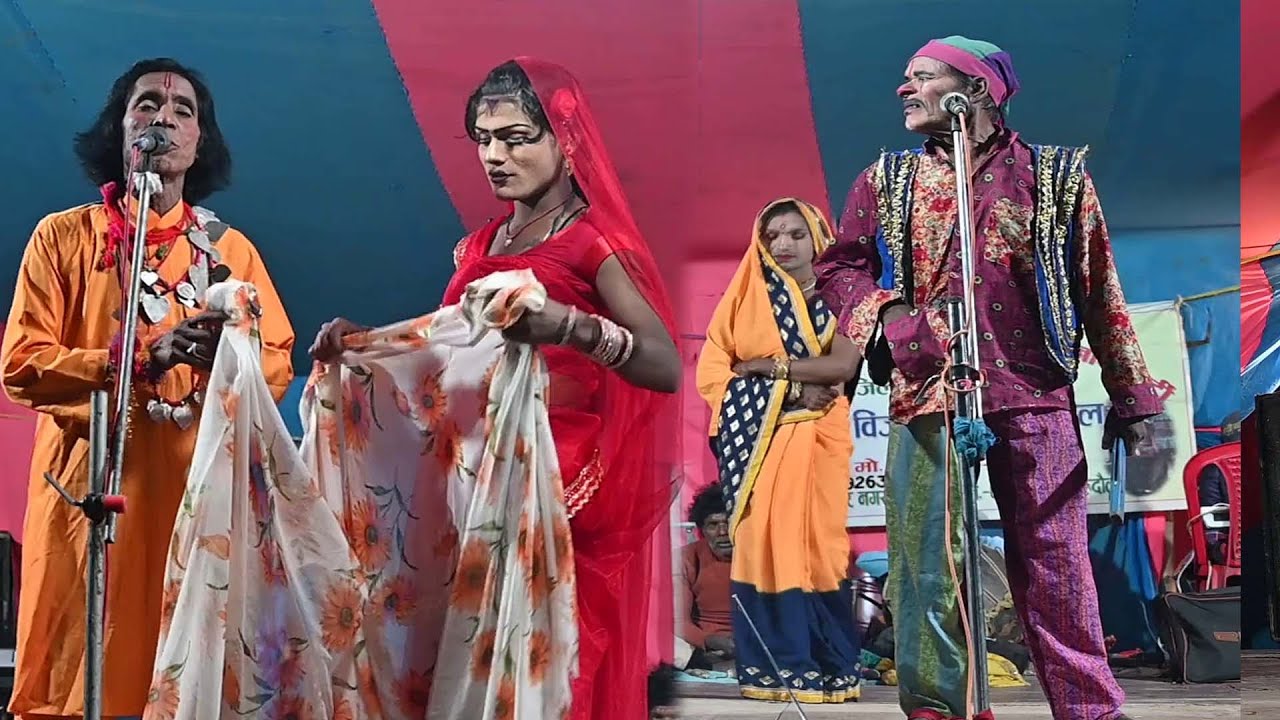 विजय कुमार मंडल एवं सगुनी मंडल #न्यू कुमरवृजभान मैथिलि कॉमेडी नाच #भाग-9#comedy_nach#vijaymandalnach