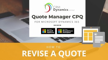 How to Revise a Quote in Dynamics 365?