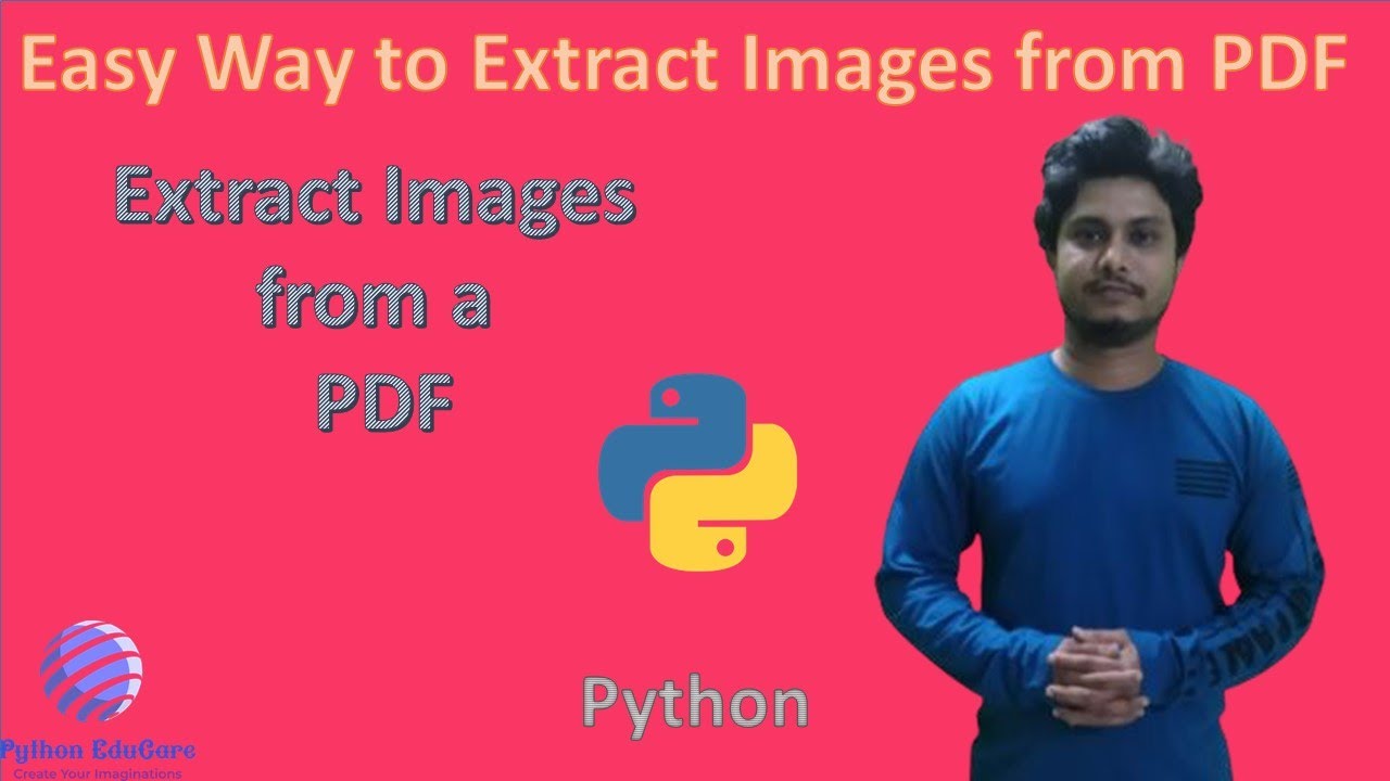 Extract Image From Pdf File || Python