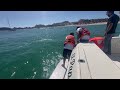 Jet Ski Flips When Rider Tries to Turn Before Takeoff