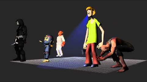 Real Time Motion Capture Character Rig Test