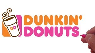 How to Draw the DUNKIN DONUTS Logo