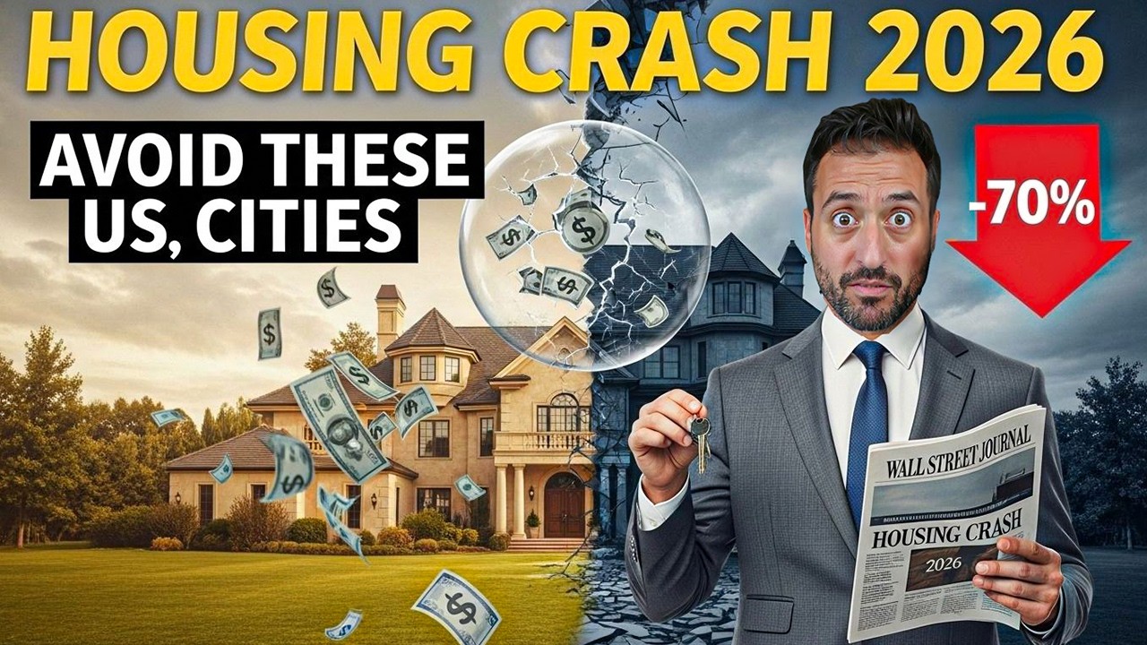 These 10 US Cities Are Sitting on Housing Market Time Bombs - YouTube