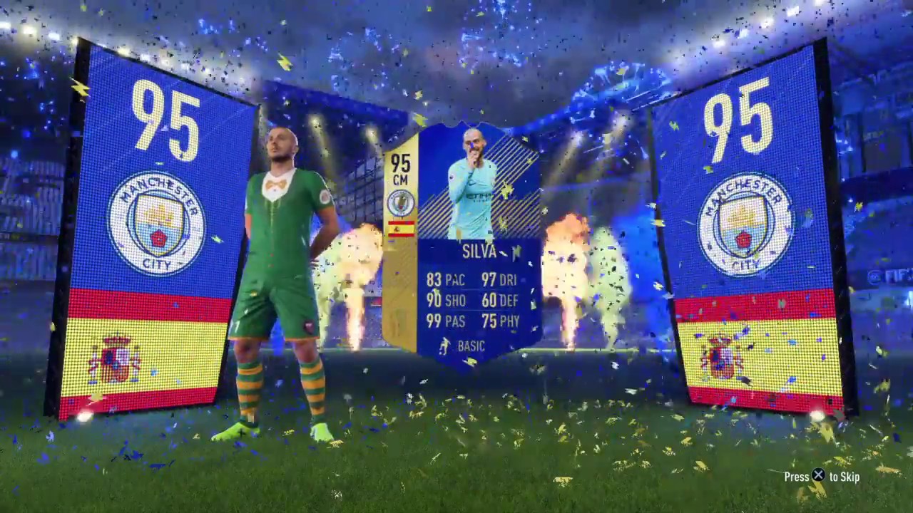 TOTS DAVID SILVA IN A PACK FIFA 18 ULTIMATE TEAM