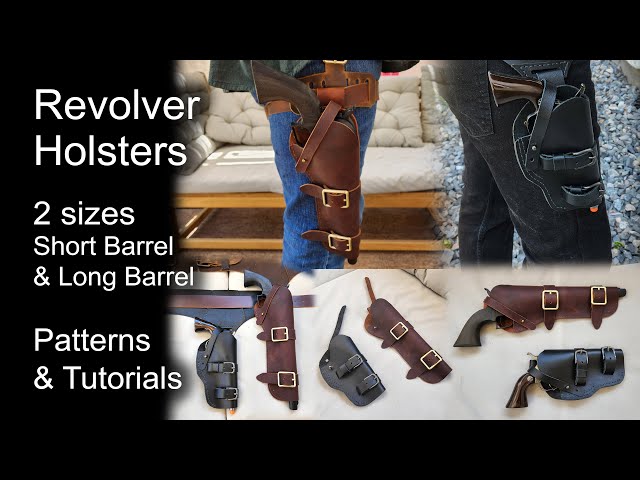 Easy to Make Leather Holsters for Revolvers - PDF leather patterns for Long and Short Barrels - YouTube how-to-make-a-pattern-for-a-leather-holster-mr-lentz-leather-goods