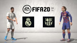 FIFA 20 Full Game: El Clasico  Real Madrid vs Barcelona (Legendary + Menu Walkthrough) XBOX ONE