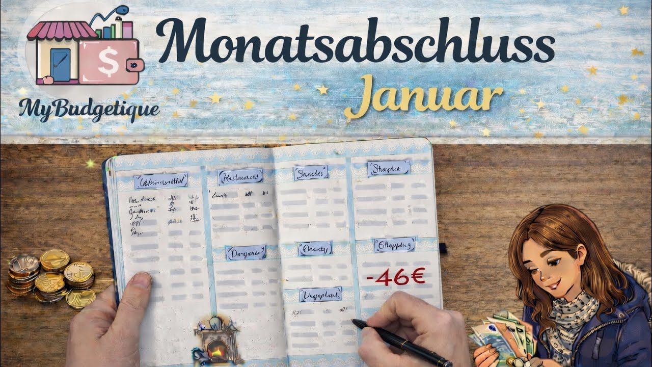 Monatsabschluss Januar: Ohje, ein Minus im Budget