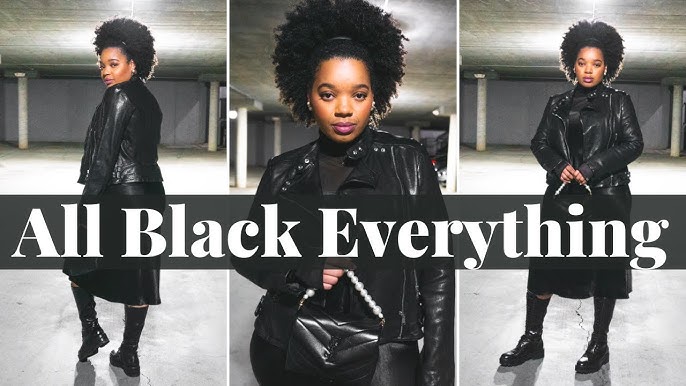 How to make an all-black outfit more interesting