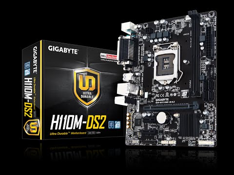 Gigabyte H110M-DS2 Motherboard - Unboxing And Overview