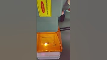 Watch Our Portable Fiber Laser Marker in Action: Logo, QR Code, Serial Number on Painted Iron Box!