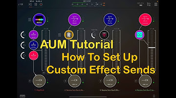 AUM Tutorial - How To Set Up Custom Effect Sends - Pre & Post - Very Useful For Total FX Control