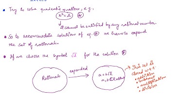 #Mathsforall Lecture 3: Complex Analysis (Set of complex numbers.)