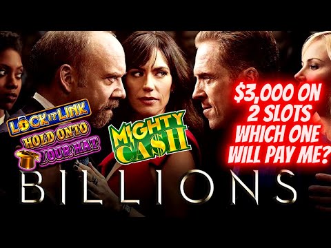 High Limit Mighty Cash BILLIONS & Hold Onto Your Hat Slot Machines ! Live Slot Play At Casino !EP-28