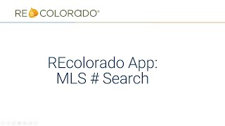 REcolorado App: MLS # Search screenshot 4