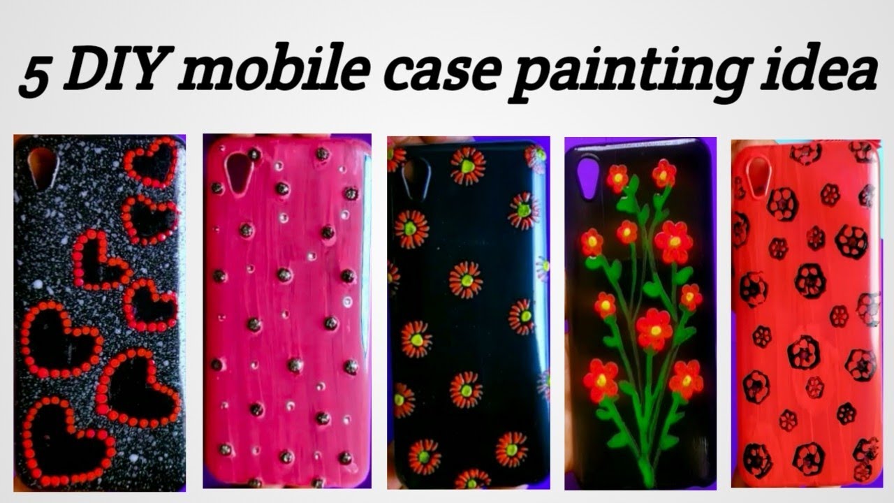 Mobile cover art making at home How to make mobile cover art at home