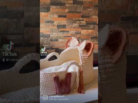 سرير مواليد من صنع يدي كروشيه يوميات يوتيوب اعمال يدوية ويكند لايك ترند