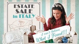 I've been to a Hoarder ESTATE SALE in ITALY!!!