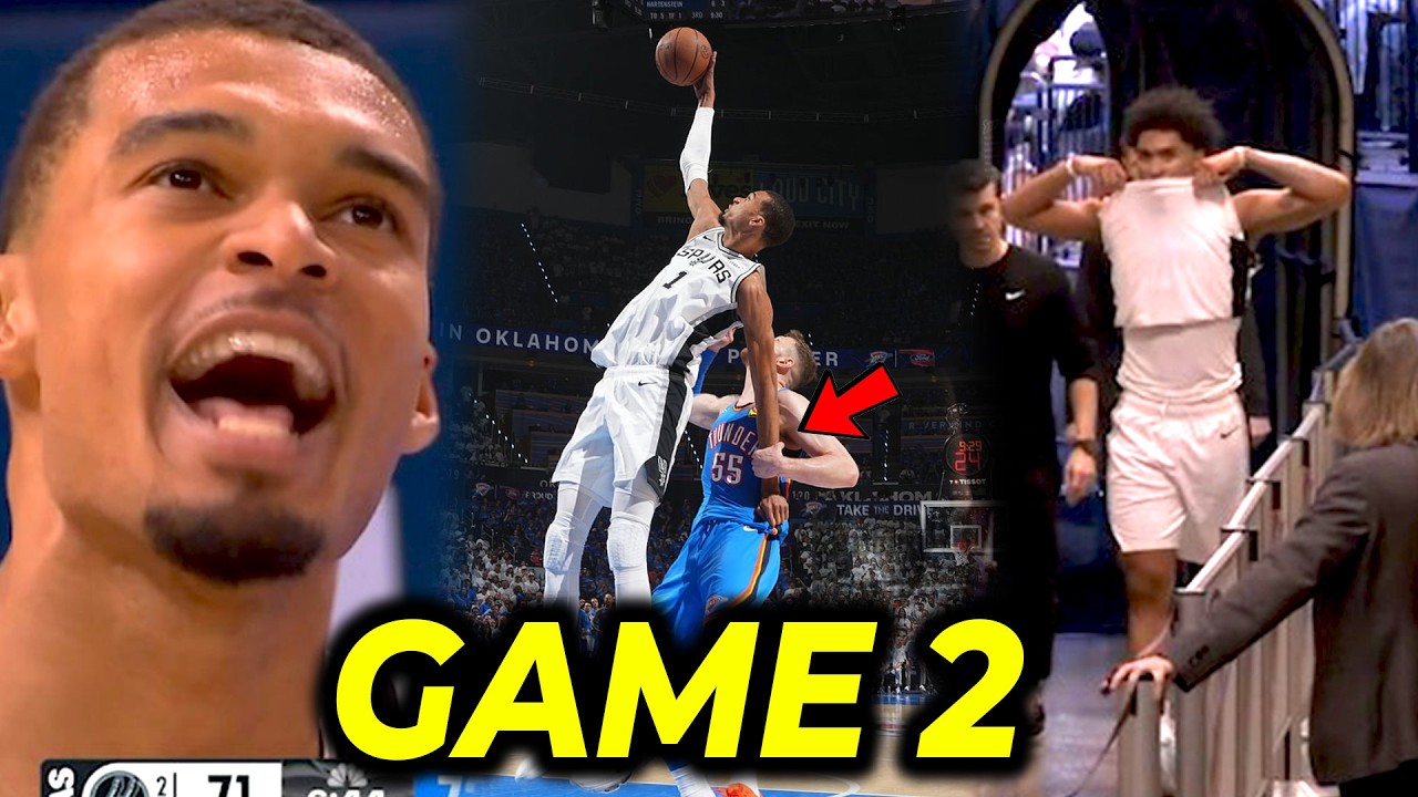 DIRTY! Gustong balian si Wemby, saklap ng injuries sa Game 2! | Mala-D.Rose poster DUNK!