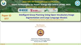 Intelligent Grasp planning using open vocabulary image segmentation and LLM