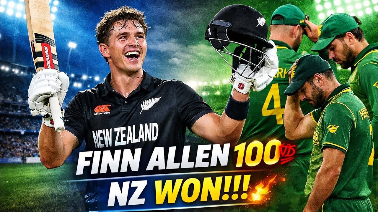 Finn Allen 100🔥 | New Zealand vs South Africa Full Match Highlights | NZ Won the Match!
