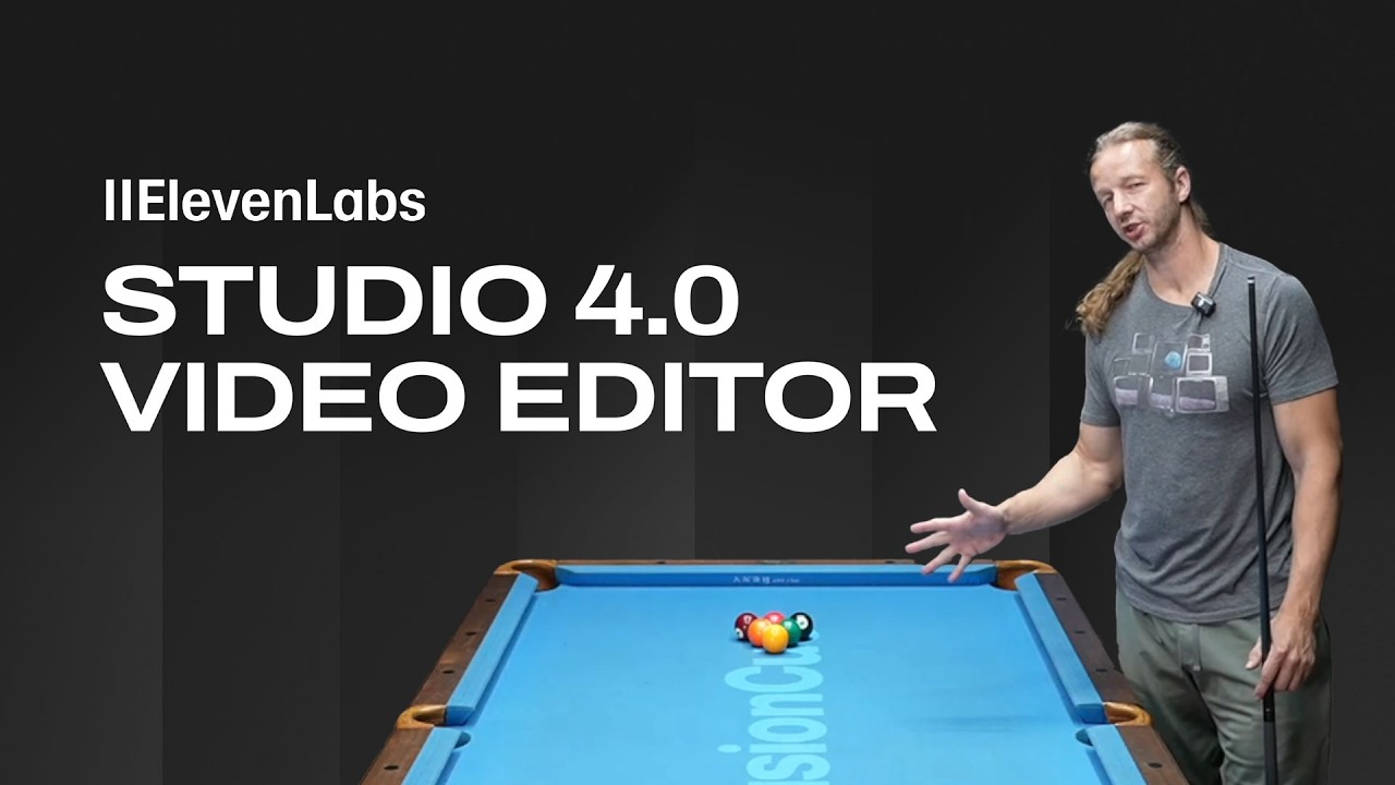 Full Control AI Video Editing with Elevenlabs Studio V4