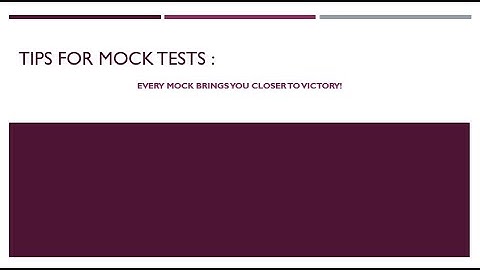 Tips for mock tests for boosting GATE score