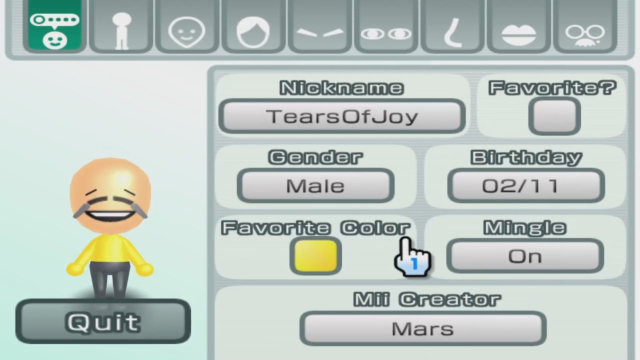 Tears of Joy Emoji - Mii 3404 - YouTube