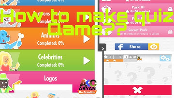 How to make a quiz game in Sketchware???? { Without codeing}.