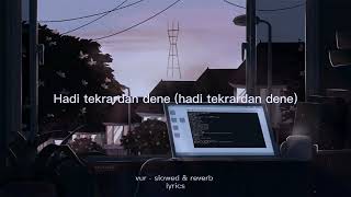 BLOK3 - Vur (slowed & reverb + lyrics) Resimi