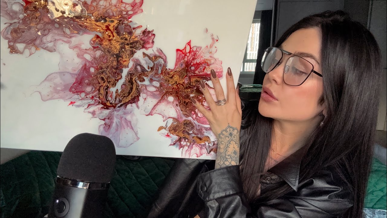 АСМР новые картины ✨ тэппинг , скрэтчинг ,звуки письма